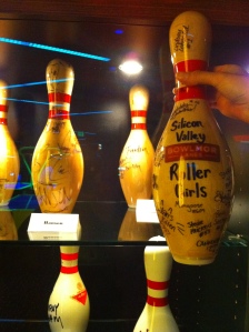 Bowling pin autographed by SVRG